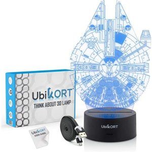3D Star Wars Night Lamp Millennium Falcon,Great Birthday Star Wars Gifts for Men